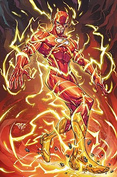 Барри Аллен на обложке комикса The Flash (vol. 5) № 78 (сентябрь 2019). Художник — Паоло Панталена
